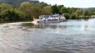 Personenschiff Burg Eberbach auf dem Neckar