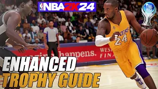 NBA 2K24 - Enhanced Trophy Guide (Add Shoes and a Badge to the same Graded Player)