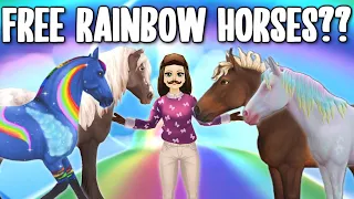 FREE RAINBOW MAGIC HORSES?! *SPOILERS* NEW HORSES, PETS, CLOTHES & TACK! (SSO RAINBOW FESTIVAL 2023)