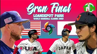 TM Sport. GRAN FINAL. Clásico Mundial de Beisbol 2023 USA vs JAPON