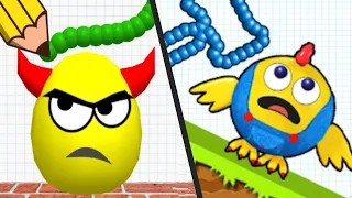 DRAW TO SMASH vs DRAW & CRUSH - All Levels Satisfying Double Gameplay Android APK