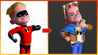 Incredible 2 Dash Parr Glow Up Into Rich Kid - Incredible 2 Transformation @CartoonArt68