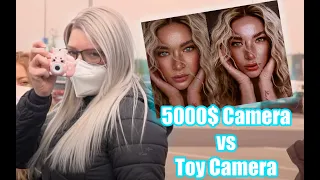 Toy camera vs 5000$ camera - Challenge with Professional Photographer