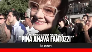 Morto Paolo Villaggio, Milena Vukotic ai funerali: "Pina ha sempre amato il suo Fantozzi"