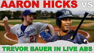 Aaron Hicks vs Trevor Bauer in Live At Bats!!