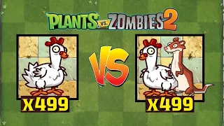 📢Plants VS 1000 Chickens and Weasels🐿️? - Plant's VS Zombie's 2