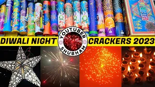 DIWALI NIGHT Vlog Crackers Bursting & Celebrations 2023 - Testing Mega Diwali Stash