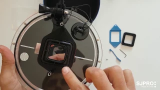 Dome Port upgrade kit Gopro 4 to Gopro 5 - SJPRO Instructions