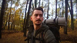 Pierwszy Samotny Biwak w Lesie - Wspomnienia (Zdjęcia) I Nocka Solo.