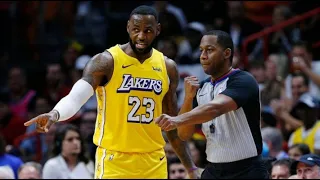 Lebron James Gets Foul Call, Still Argues With Ref