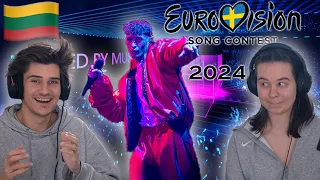 Norwegian and Lithuanian React to + Rate Lithuania | Eurovision 2024