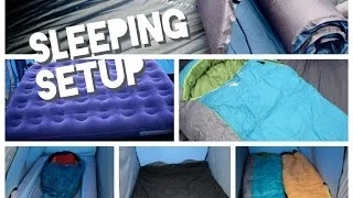 Family Camping Sleeping Tips - For a better nights sleep in your tent