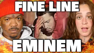 THIS WAS DEEP! | Eminem - "FINE LINE" | Reaction