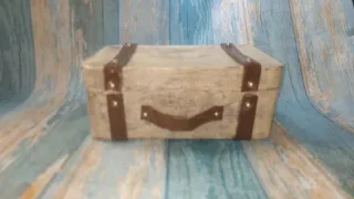 Ретро чемодан шкатулка