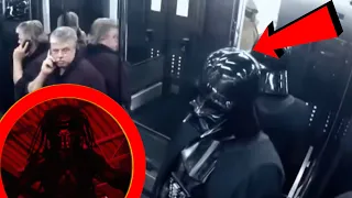 10 WEIRD ELEVATOR MOMENTS CAUGHT ON CAMERA