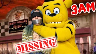 Freddy Fazbear KIDNAPPED my Girlfriend at 3AM !! *Chuck E Cheese is Haunted* FNAF IS REAL !!