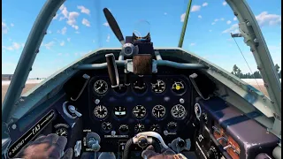 Бой в VR шлеме на советском истребителе МиГ-3-15, War Thunder.