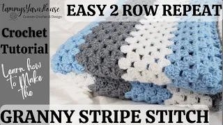 Granny Stripe Tutorial Great for Beginners