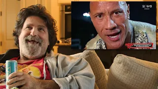 FOLEY REACTS | The Rock Attacks Cody Rhodes on WWE Raw