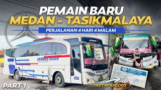 PENDATANG BARU DIJALURNYA ‼️ Medan - Tasikmalaya 4 hari 3 Malam Naik Bus Armada Indah (1/5).