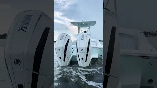 27 Conch Launching with 600up from twin 300Rs #powerboat #fishing #yacht