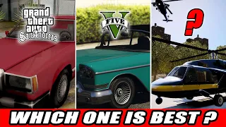 GTA 5 Declasse Tornado VS GTA IV ANNIHILATOR VS GTA SAN ANDREAS FELTZER - GTA End of the Line