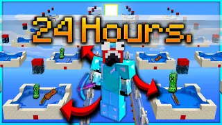 I Played Skyblock 24 HOURS STRAIGHT! | Minecraft Skyblock