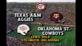 1988 Texas A&M @ #18 Oklahoma State No Huddle