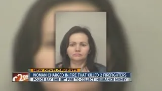 Woman charged in fire that killed Kansas City firefighters