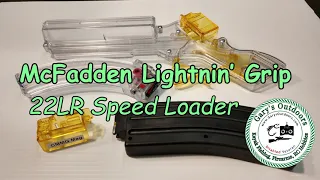 McFadden Speed Loader Lightnin’ Grip 22 LR for Ruger 10/22 and CMMG Magazines and many others.