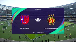 US Tataouine vs Espérance Tunis (30/06/2023) Tunisian Ligue Professionnelle 1 PES 2021
