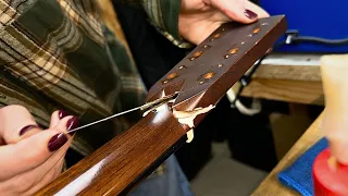 Acoustic guitar headstock repair