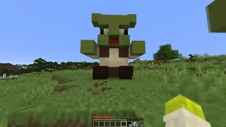 ⛏️ Minecraft tutorial How to build a tiny Shrek 🧟‍♂️