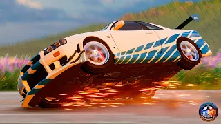 Satisfying Rollover Crashes #50 - BeamNG.drive CRAZY DRIVERS