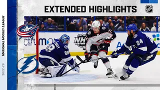 Columbus Blue Jackets vs.Tampa Bay Lightning Jan 10, 2023 HIGHLIGHTS