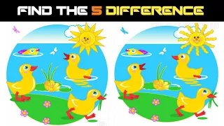 Find The 5 Differences 🤔|You have 90 Seconds |spot the difference