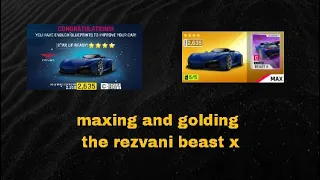 asphalt 9 golding the rezvani beast x I rtg #3