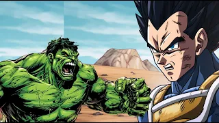 Vegeta vs Hulk: Titans Collide