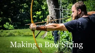Making a Bow String with Flemish Twisted Loops