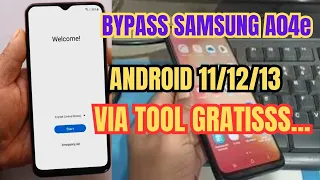 How to Bypass Frp Samsung A04e (SM-A042F) Android 13 via VG TOOL V3.6 for Free