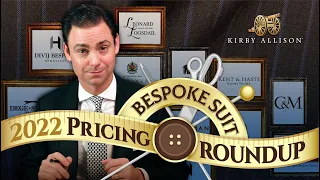 What is the cost of a bespoke suit? 2022 Bespoke Suit Pricing Roundup!