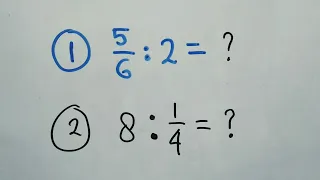 Pembagian Pecahan Biasa dengan Bilangan Bulat dan Sebaliknya | Matematika SD