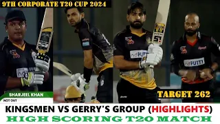 Kingsmen vs Gerry's Group (HIGHLIGHTS) 9th Corporate T20 Cup 2024 Match 12 (T20 HIGH SCORING MATCH)