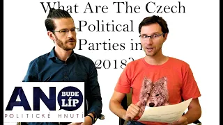 What are the Czech political parties in 2018?
