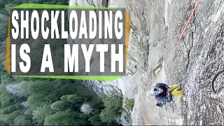 Climbing anchor shock loads are a myth - human testing in Yosemite