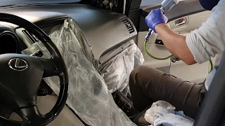Реставрация панели на Lexus RX в дц АвтоЭстетика