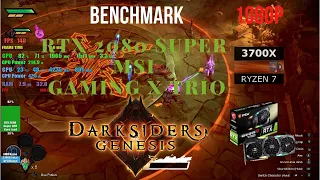 Darksiders Genesis RTX 2080 SUPER MSI Gaming X Trio Benchmark Ryzen 3700x 1080p