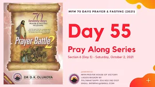 Day 55 | MFM 70 Days Fasting & Prayer 2021 | Pray Along Series | MFMPHV