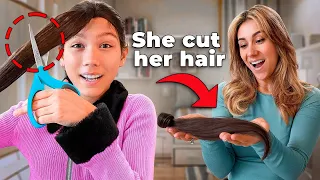 Txunamy CUT Her HAIR! *Emotional* | Familia Diamond