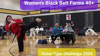 Black Belt Women's Forms at the Stone Tiger Challenge 2024